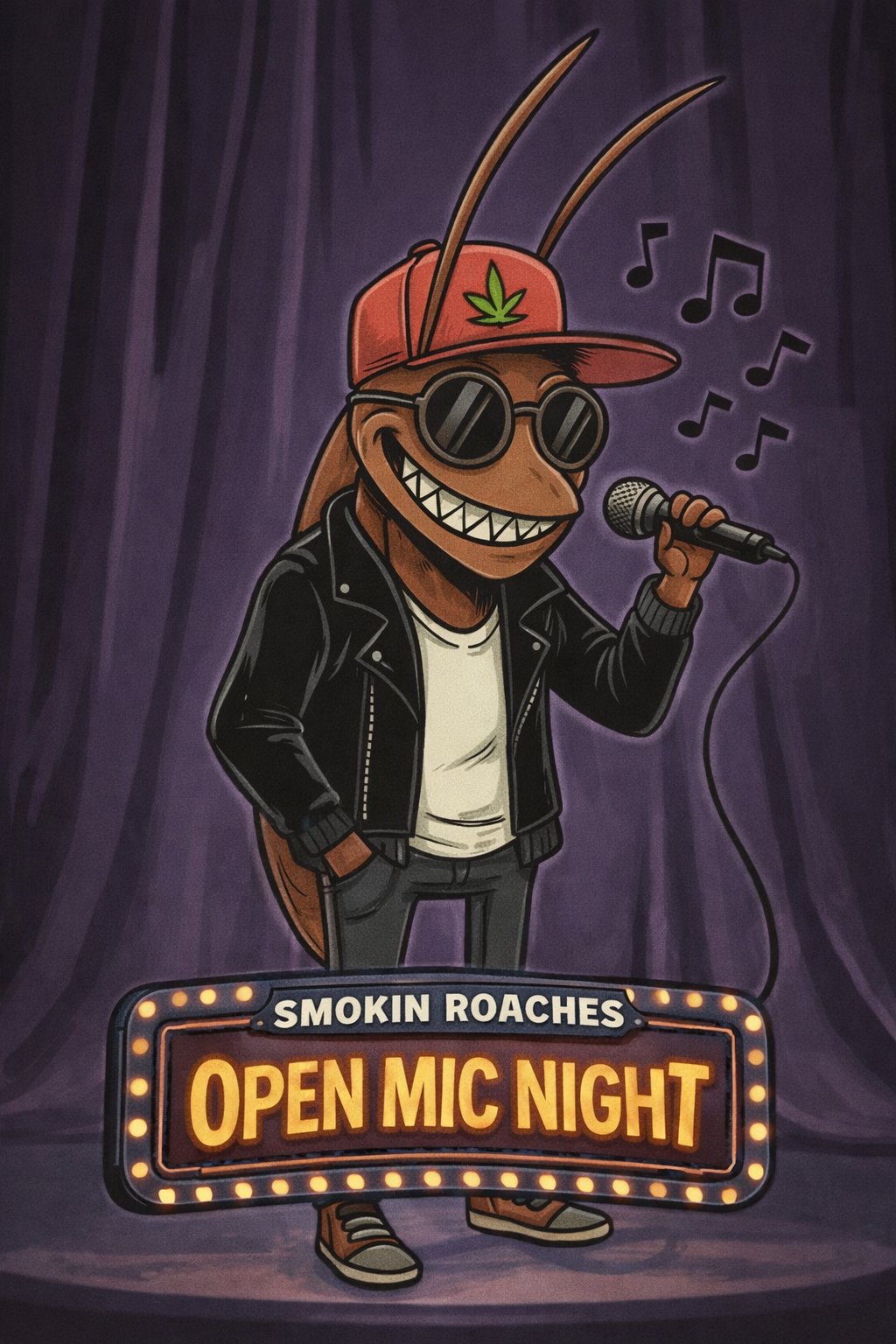 OPEN MIC NIGHT — Smokin' Roaches Social Club